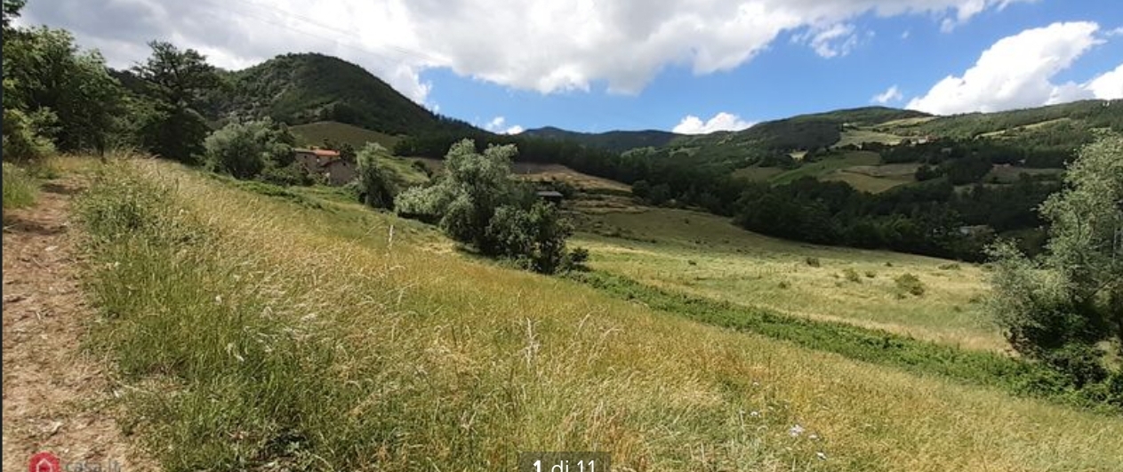 Casa e stalle da lontano